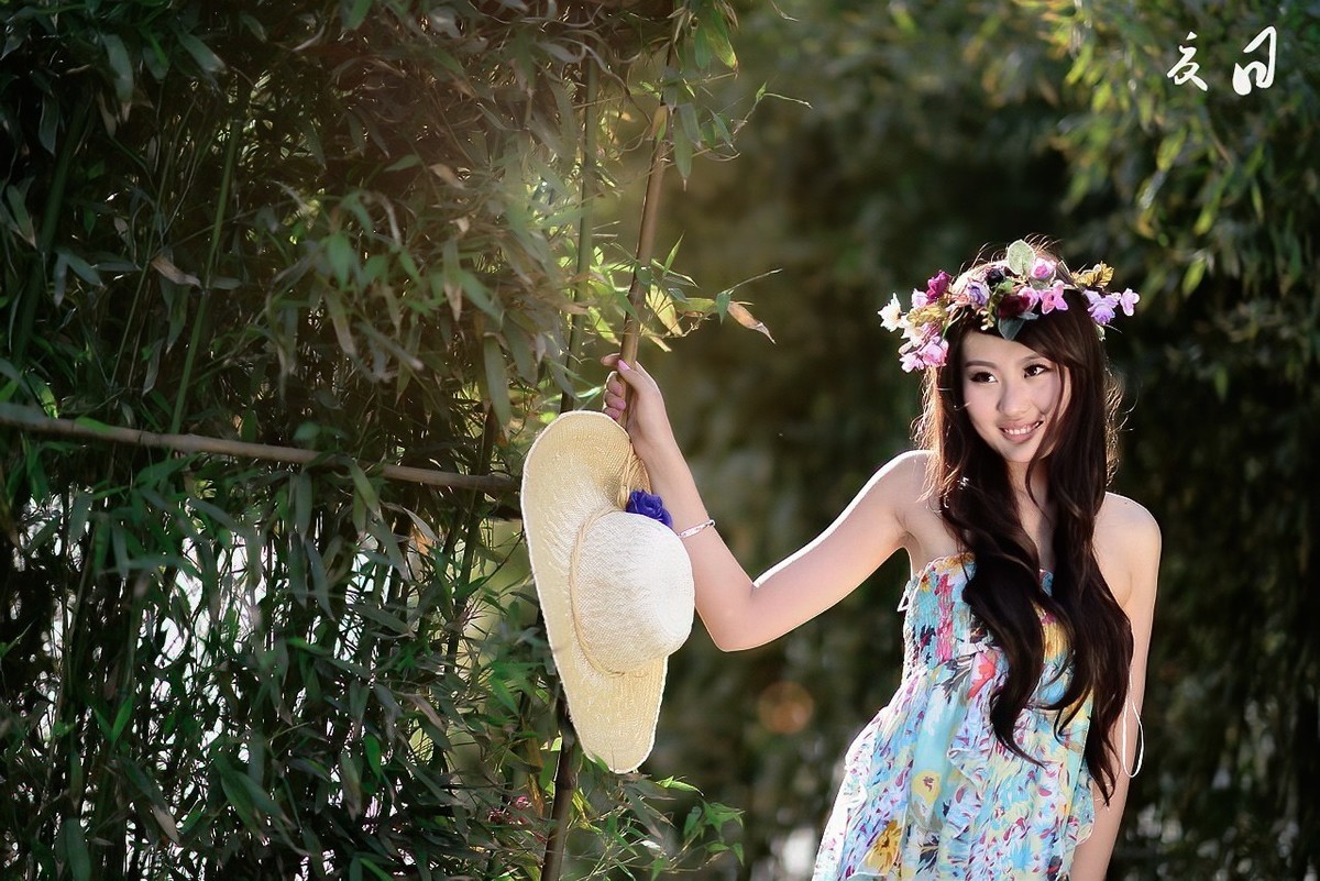 #夏日人像# 花裙子甜甜