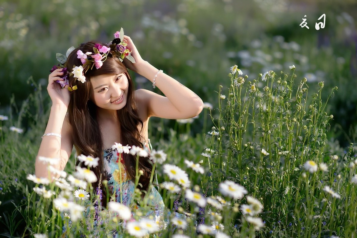 #夏日人像# 花裙子甜甜