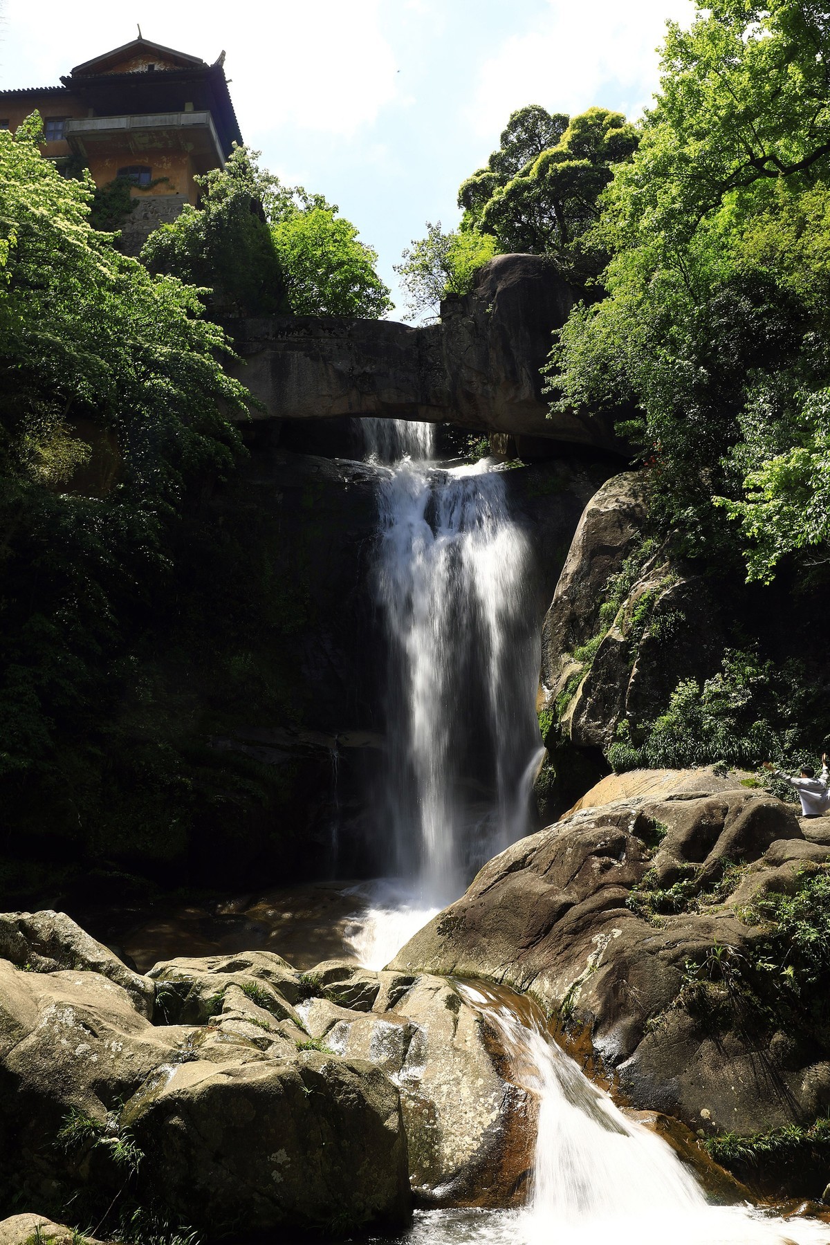 天台山石梁飞瀑