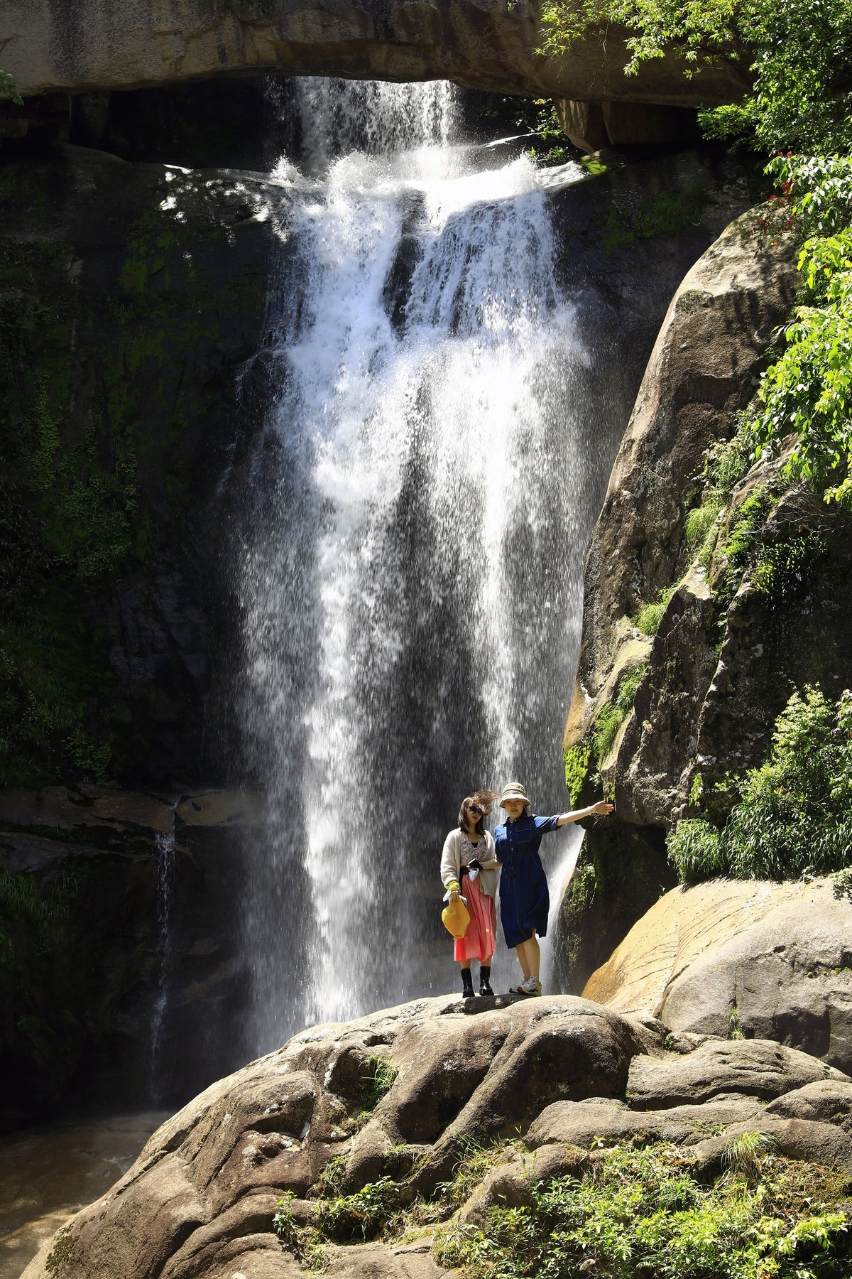 天台山石梁飞瀑