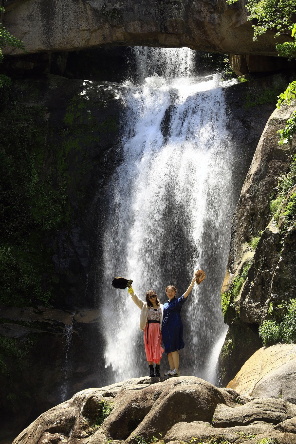 天台山石梁飞瀑