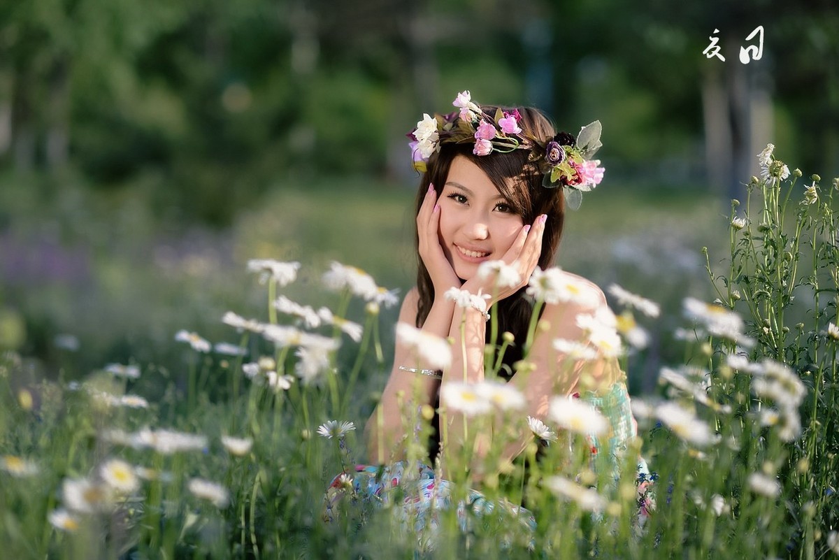 #夏日人像# 花裙子甜甜