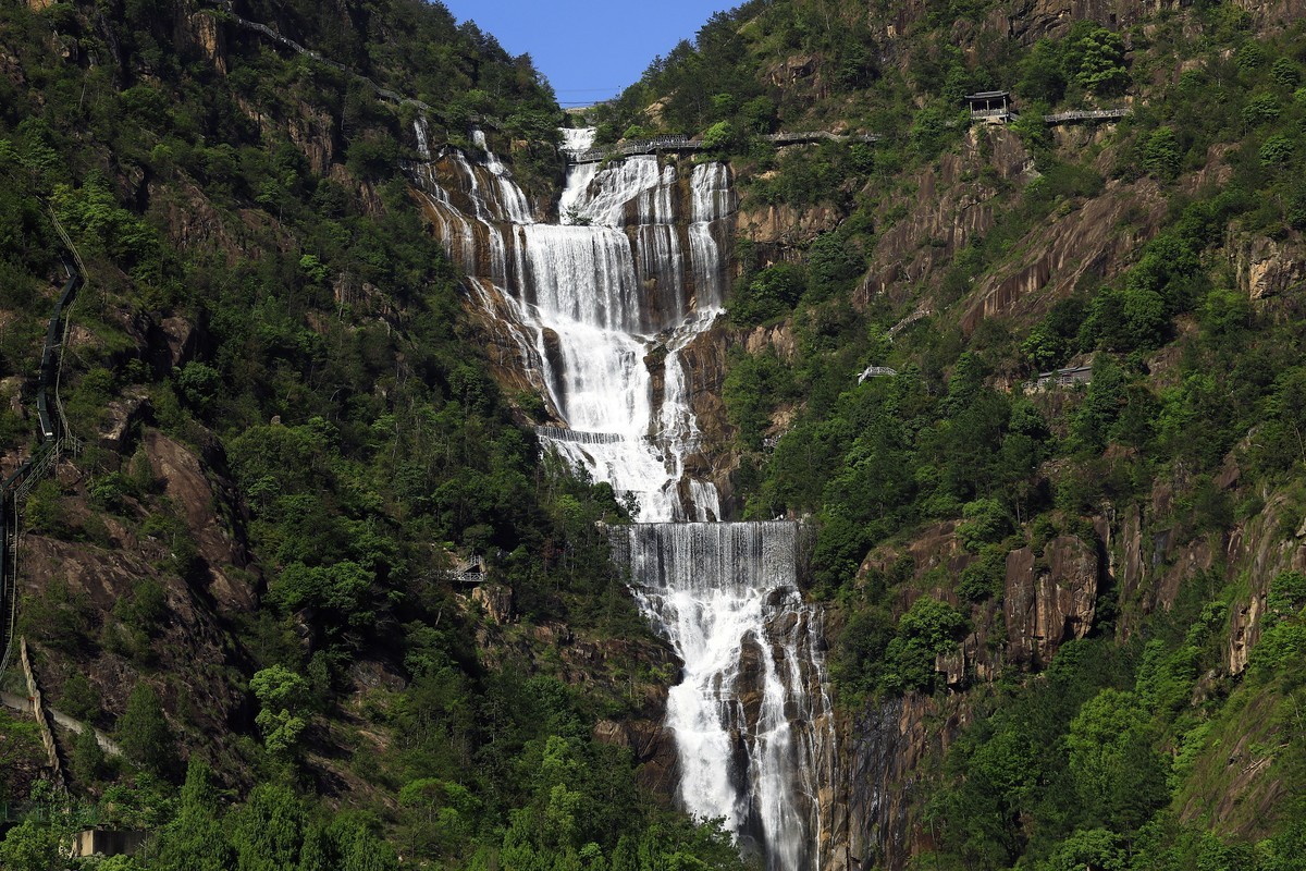 天台山大瀑布