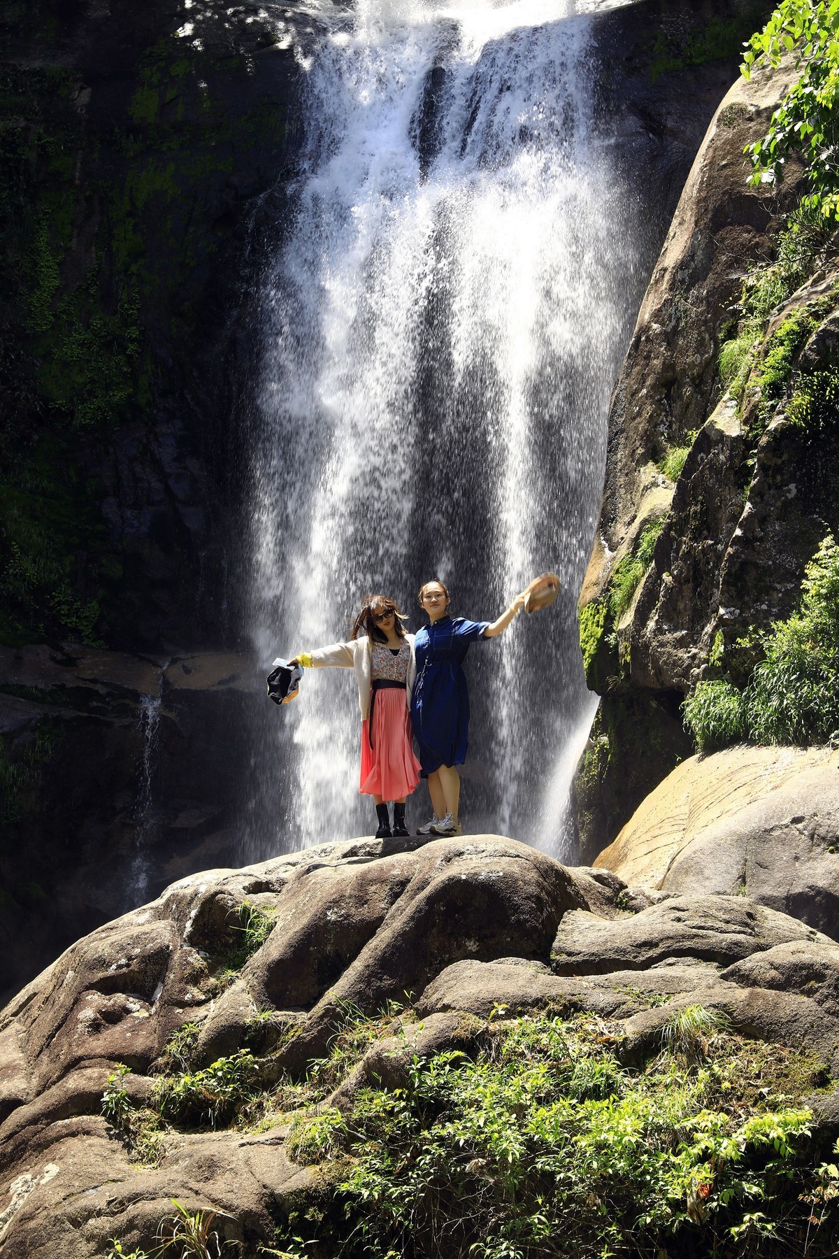 天台山石梁飞瀑