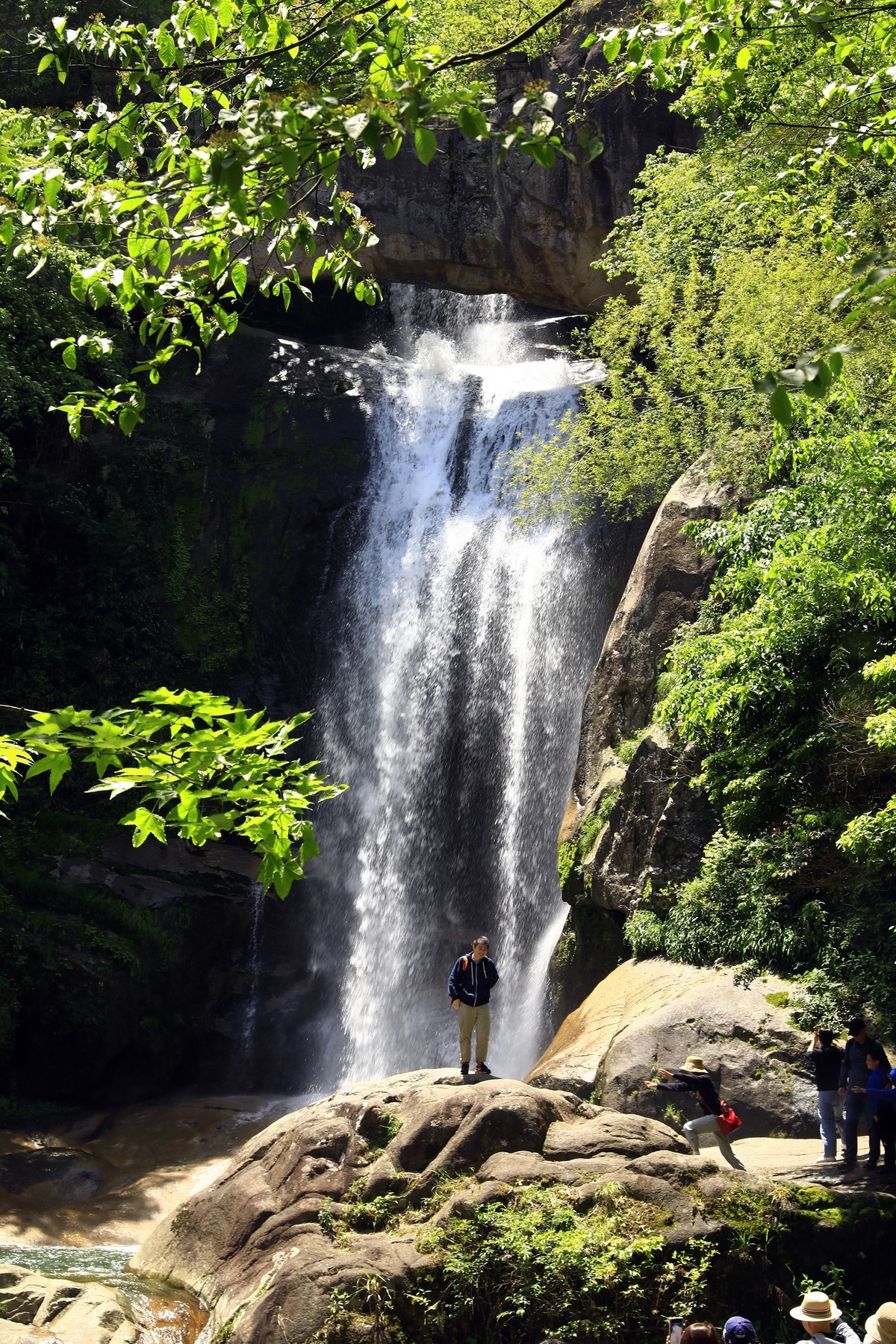 天台山石梁飞瀑
