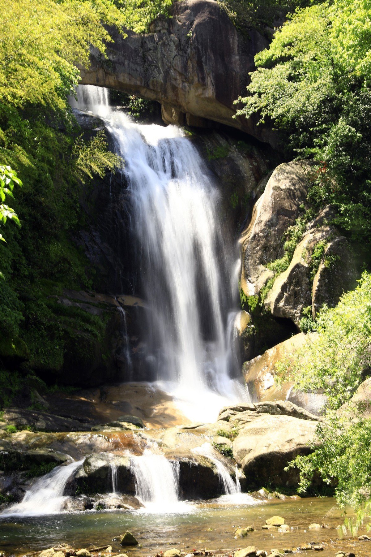 天台山石梁飞瀑
