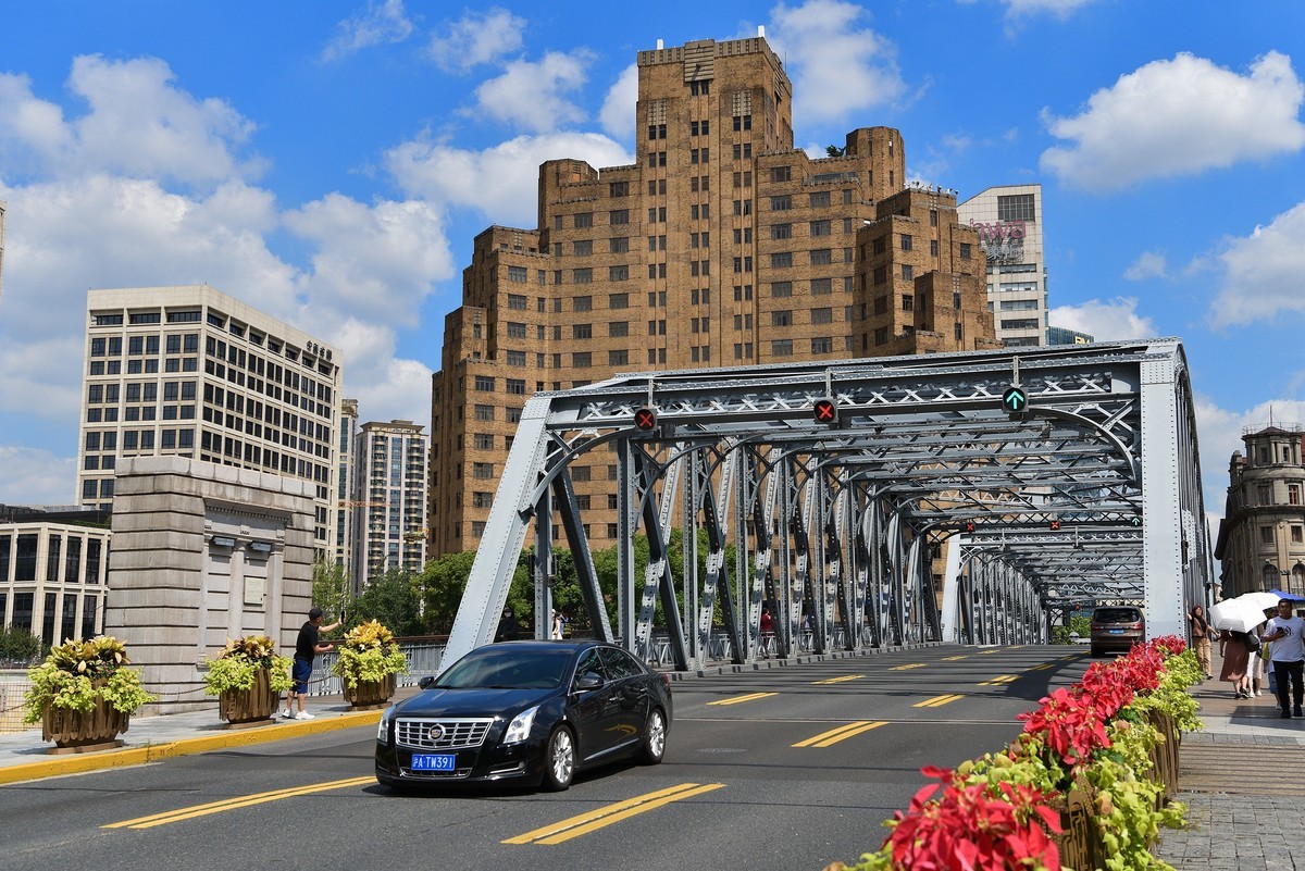 上海外白渡百年老铁桥