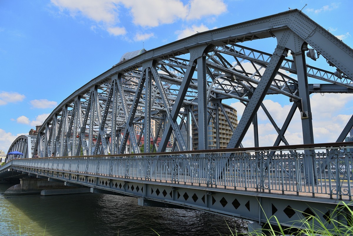 上海外白渡百年老铁桥