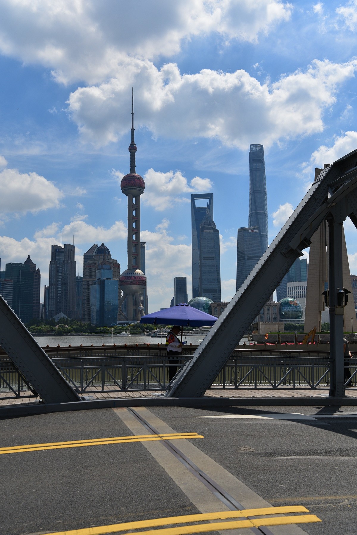 上海外白渡百年老铁桥