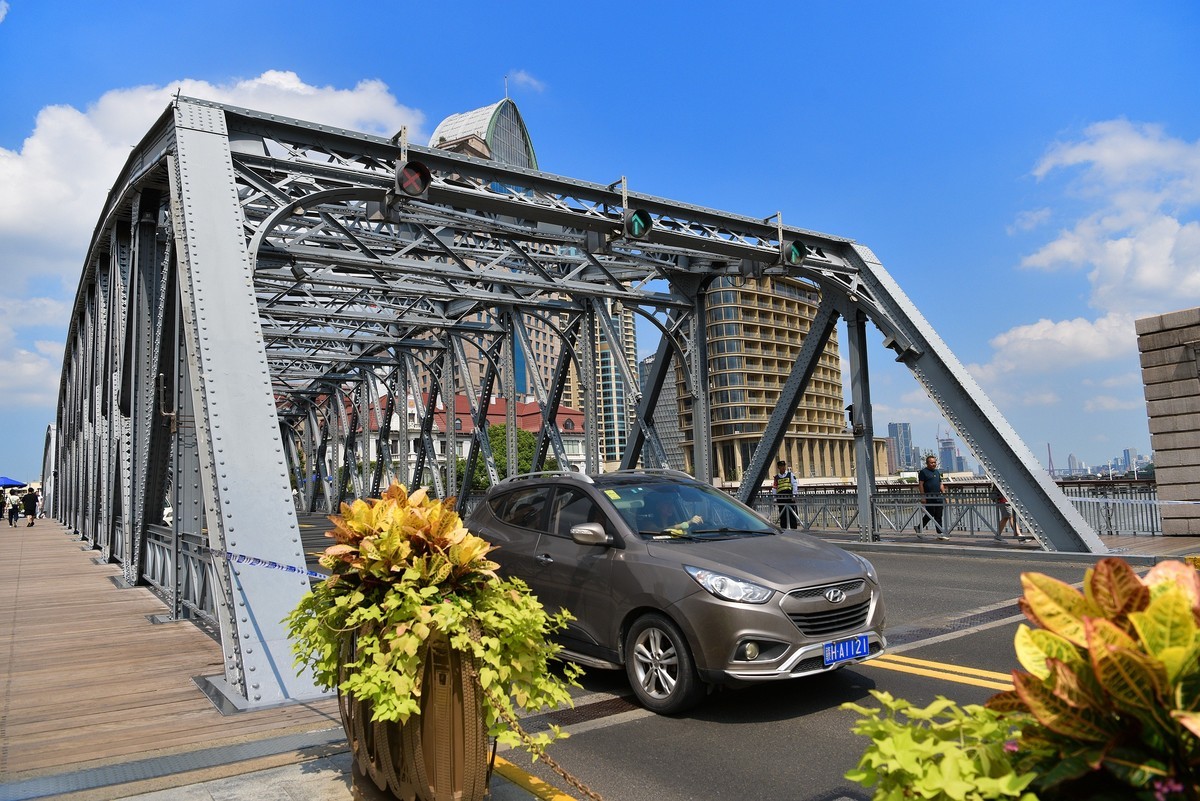 上海外白渡百年老铁桥