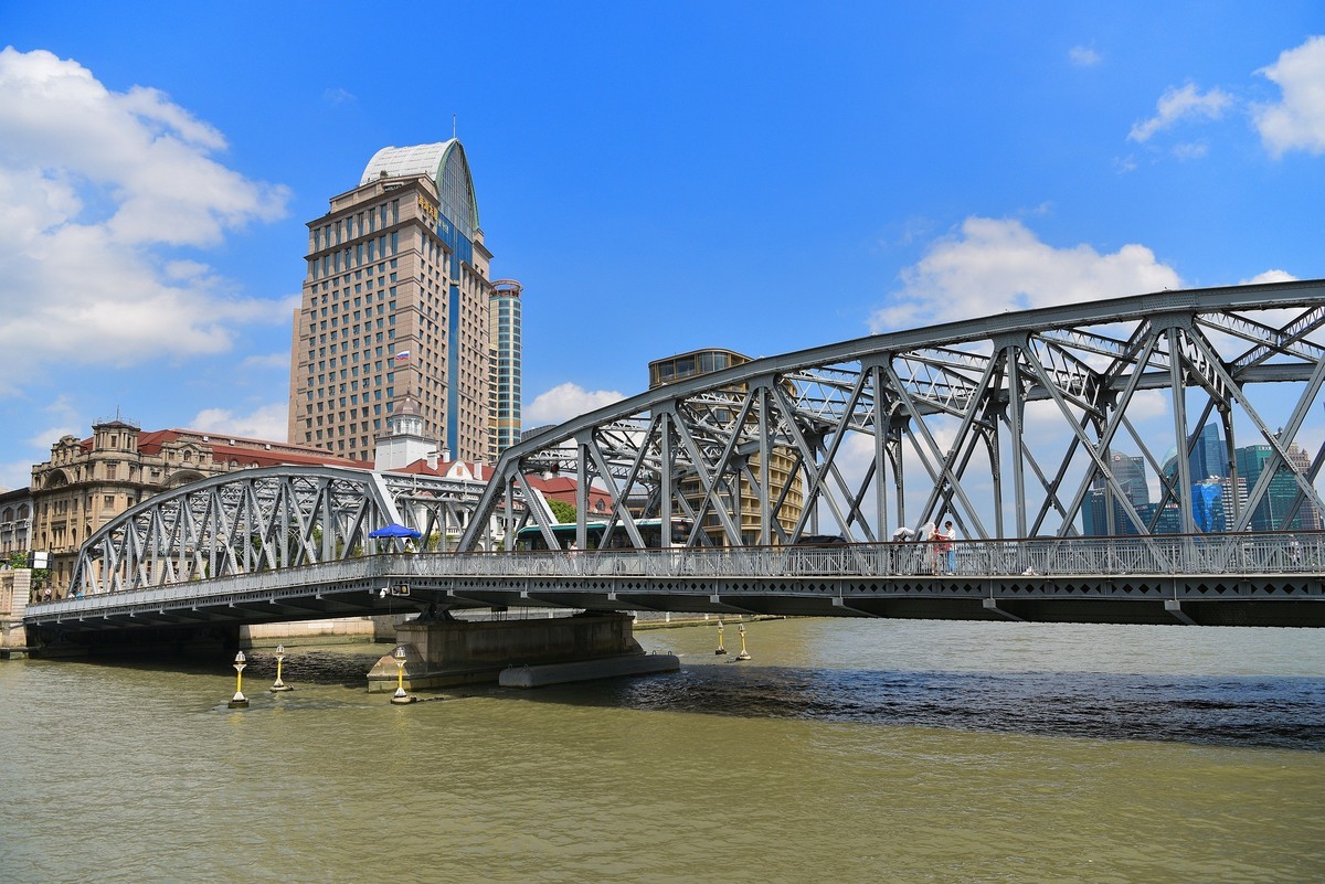 上海外白渡百年老铁桥