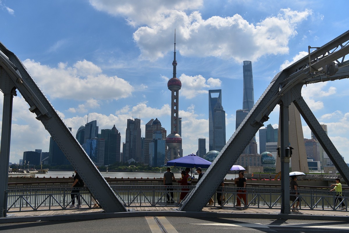 上海外白渡百年老铁桥