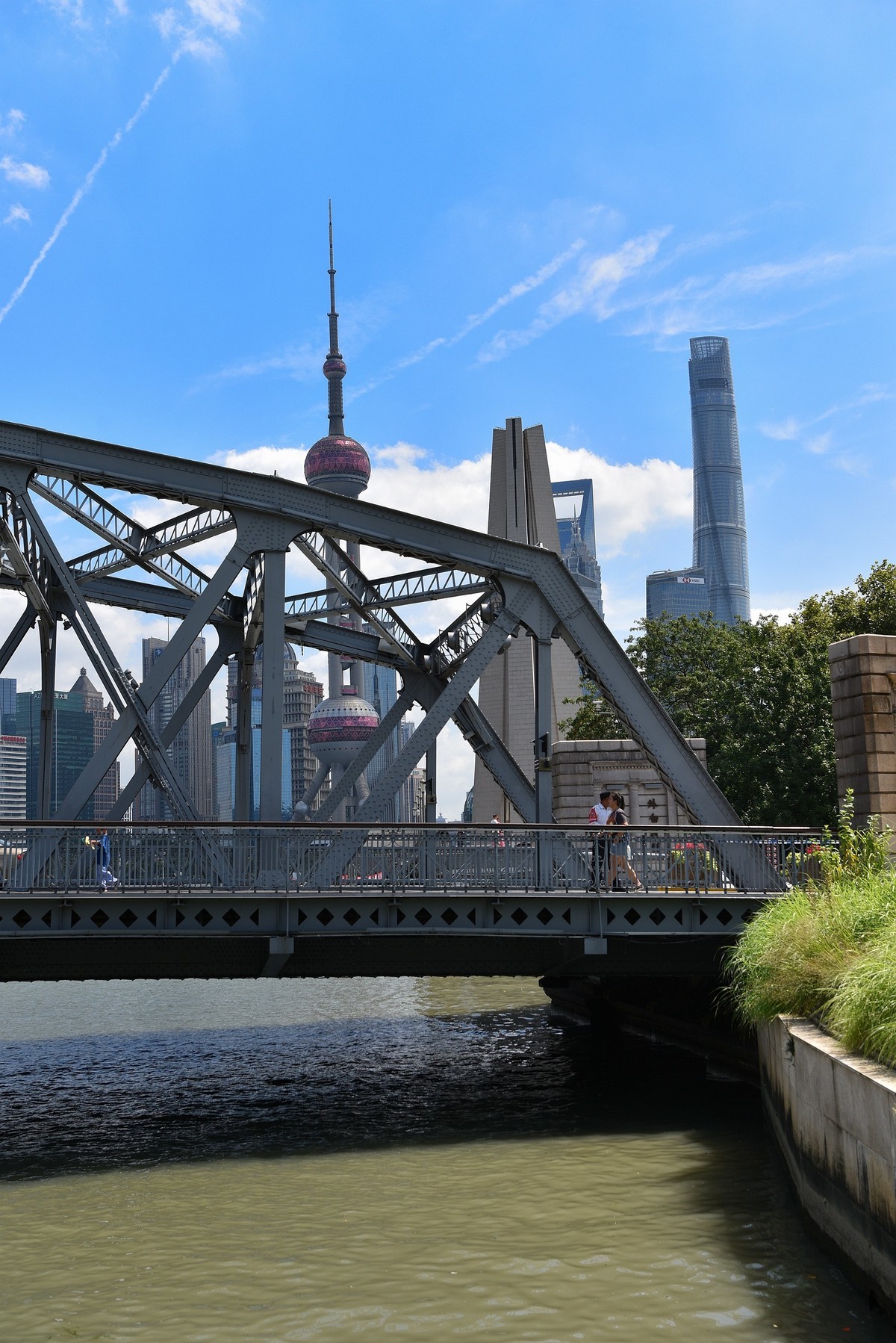 上海外白渡百年老铁桥