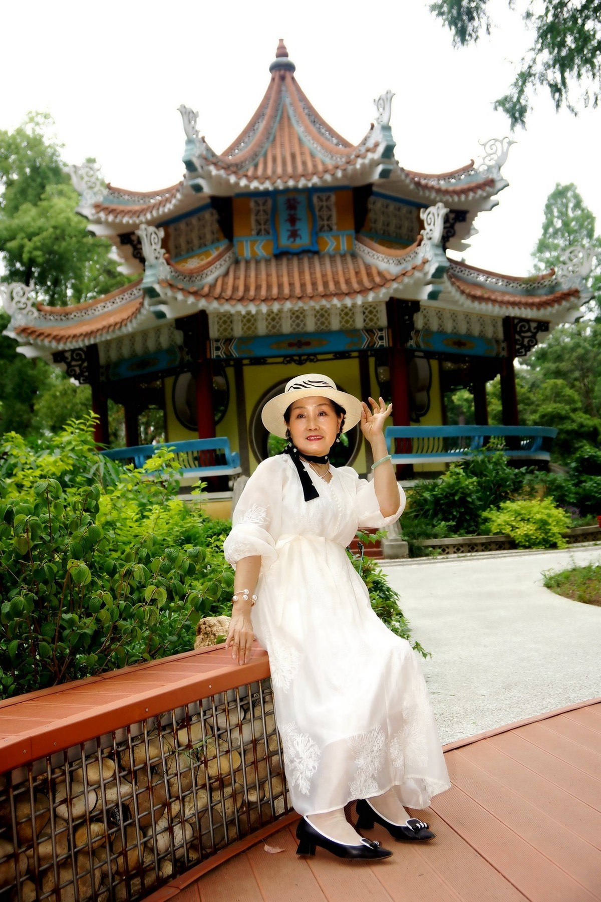 环境人像---休闲在植物园！