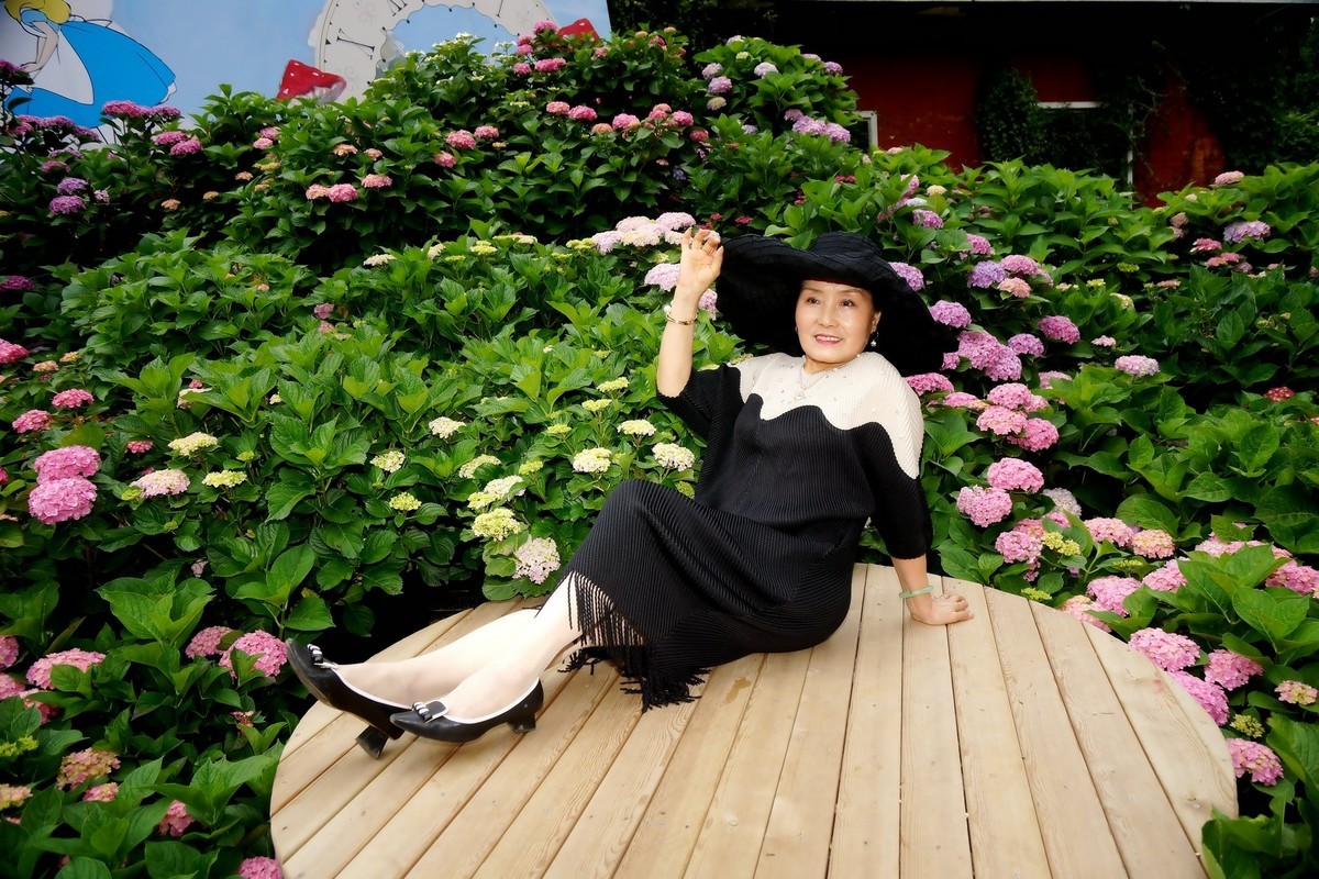 环境人像---休闲在植物园！