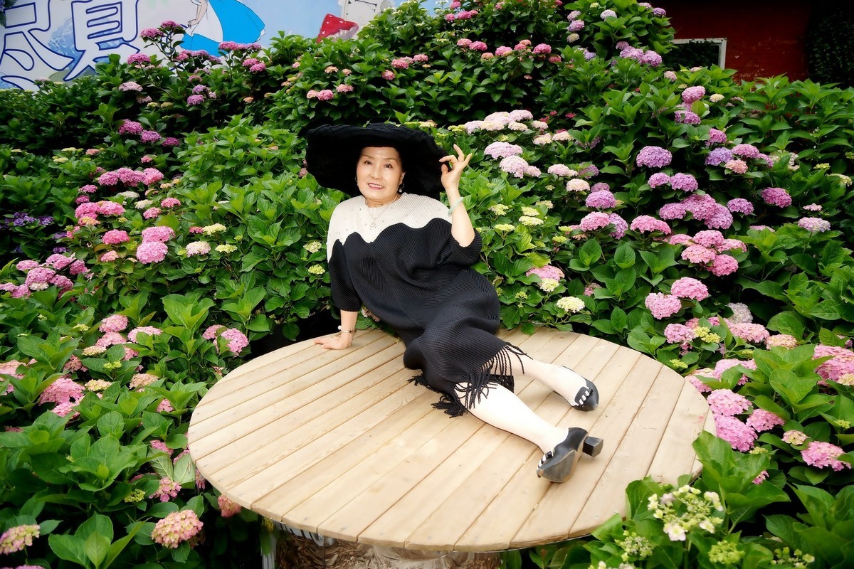 环境人像---休闲在植物园！