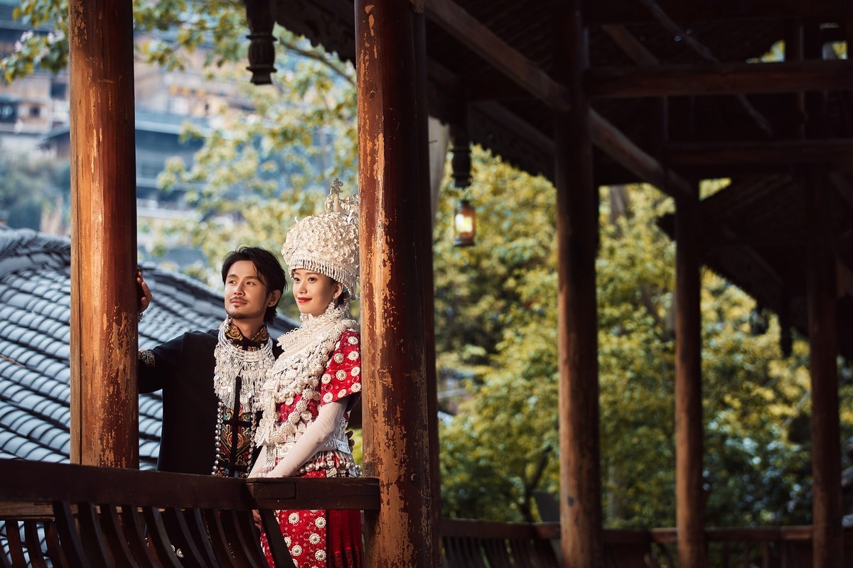 民族风婚纱照-古田映画：我会永远偏向你，就像向日葵永远向着太阳