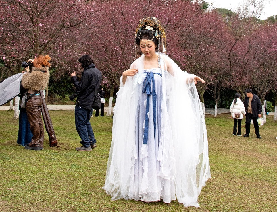 2025.2.26，游成都植物园1（人像）。