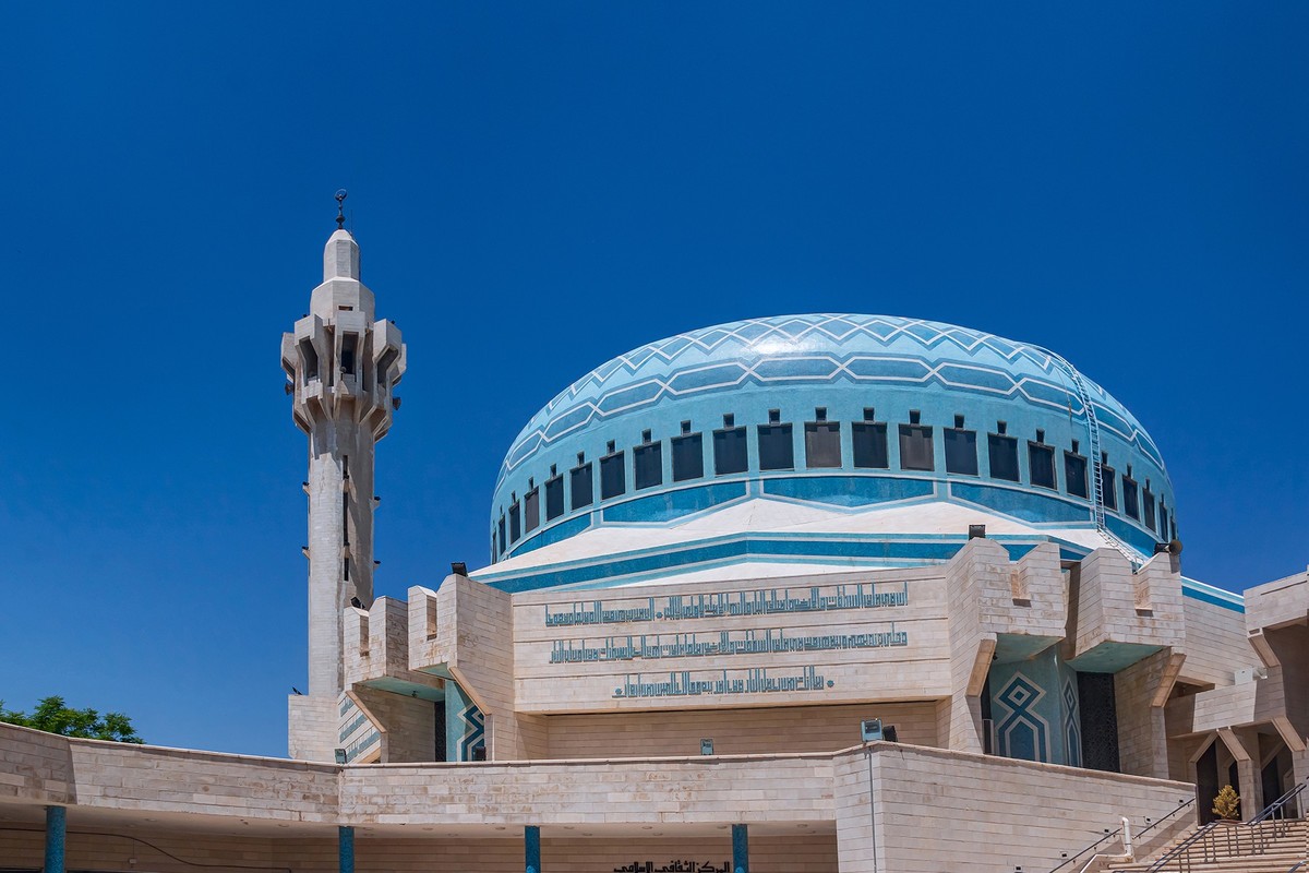 海外风情 ：约旦 · 安曼 · 阿卜杜拉国王清真寺