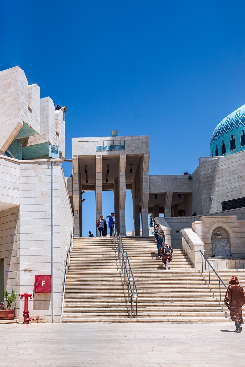 海外风情 ：约旦 · 安曼 · 阿卜杜拉国王清真寺