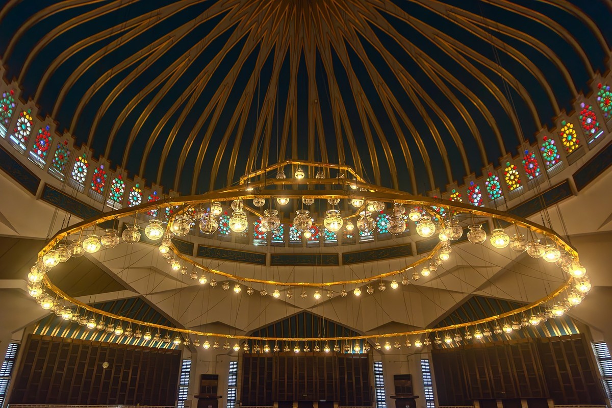 海外风情 ：约旦 · 安曼 · 阿卜杜拉国王清真寺