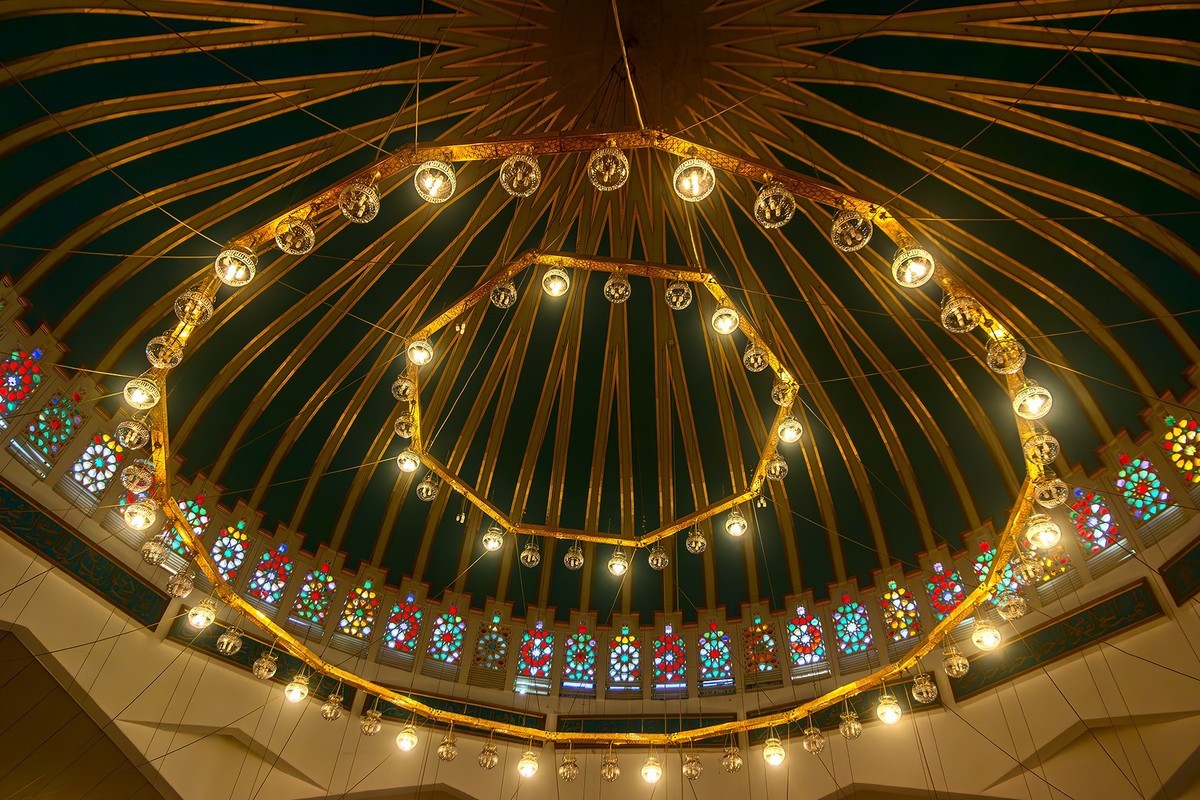 海外风情 ：约旦 · 安曼 · 阿卜杜拉国王清真寺