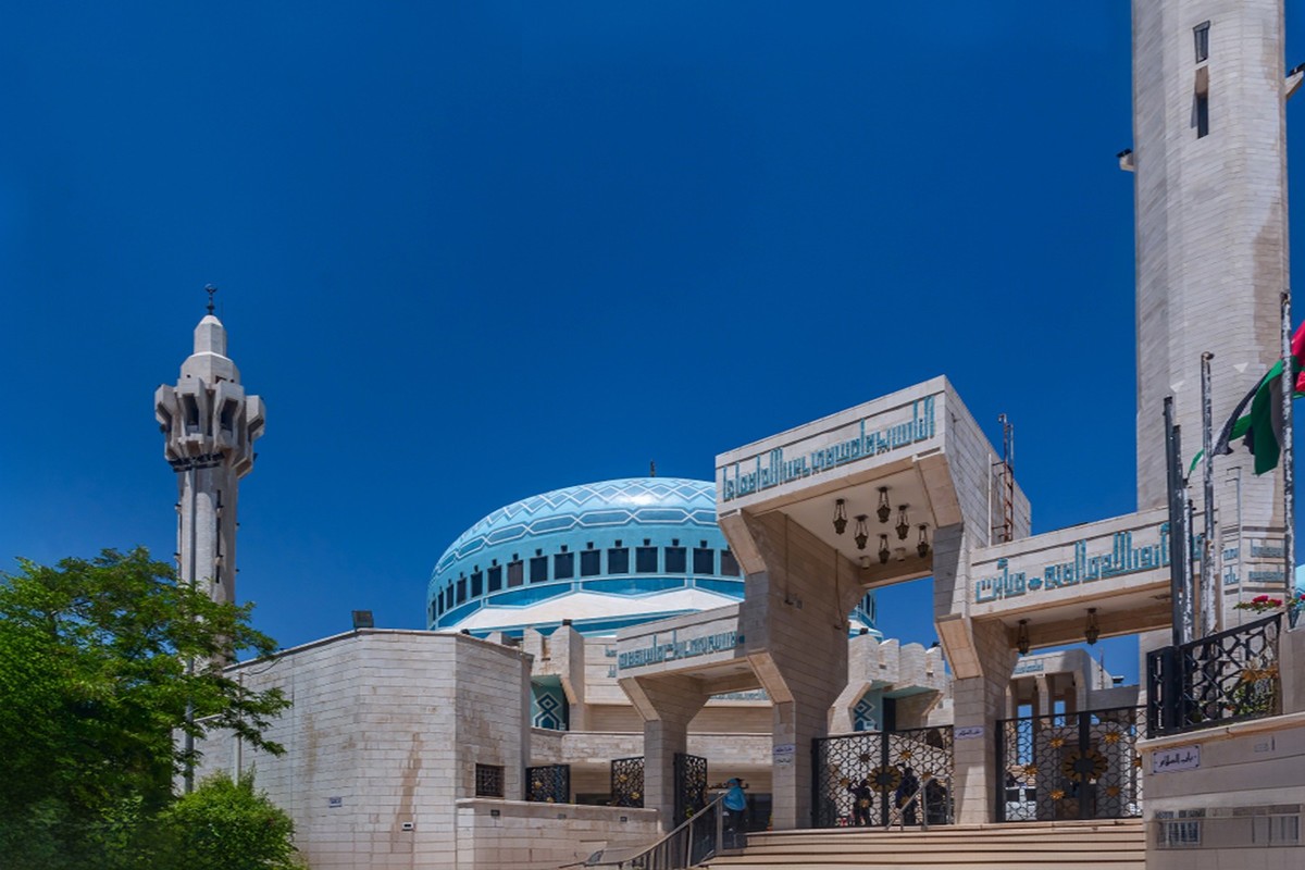 海外风情 ：约旦 · 安曼 · 阿卜杜拉国王清真寺