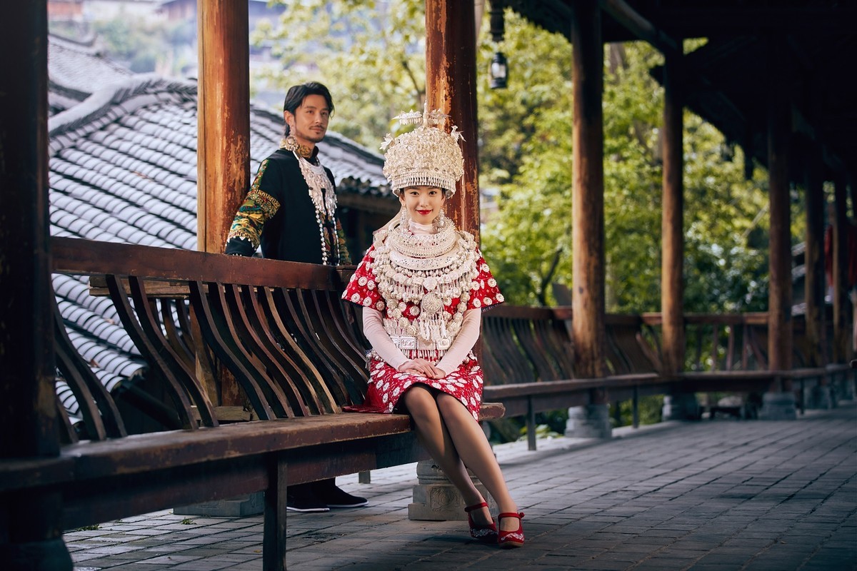 民族风婚纱照-古田映画：我会永远偏向你，就像向日葵永远向着太阳