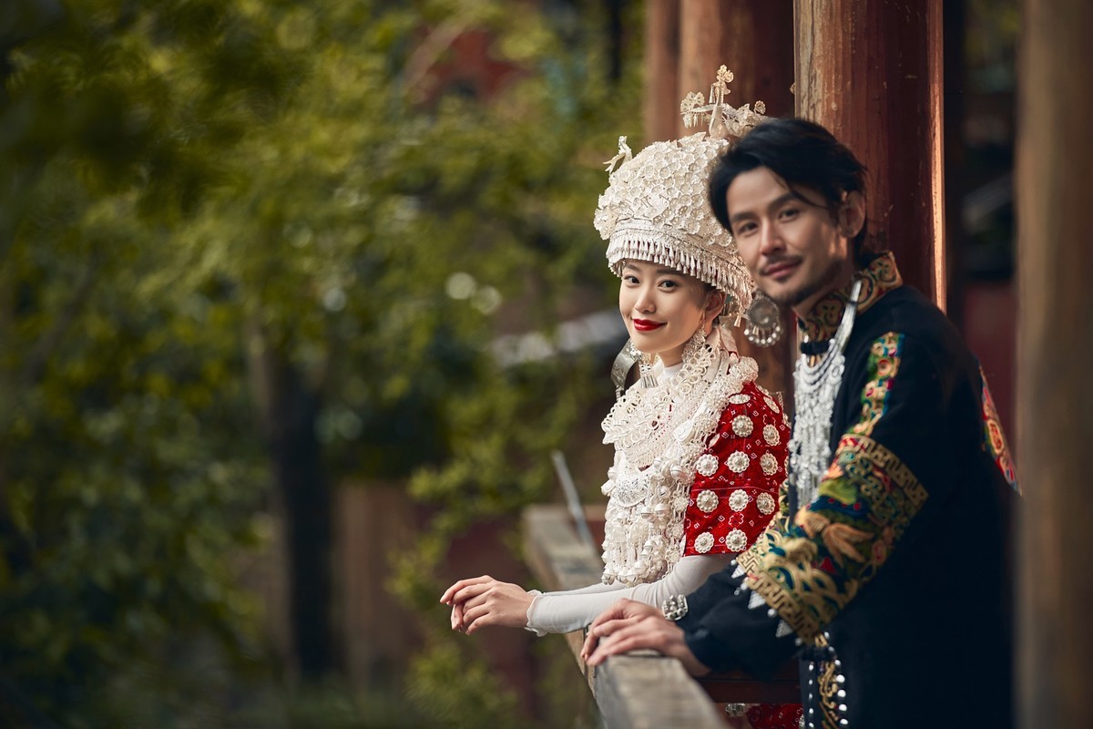 民族风婚纱照-古田映画：我会永远偏向你，就像向日葵永远向着太阳