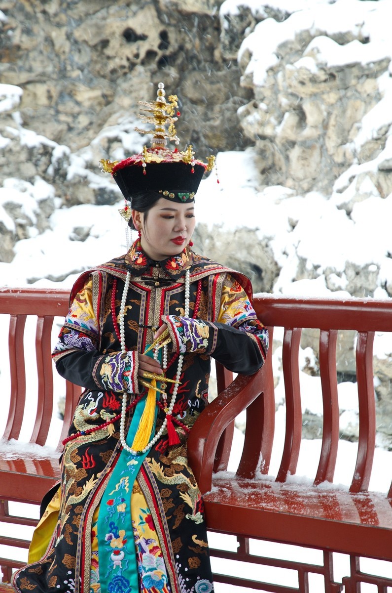 天公再降鹅毛雪  太后重游自家园