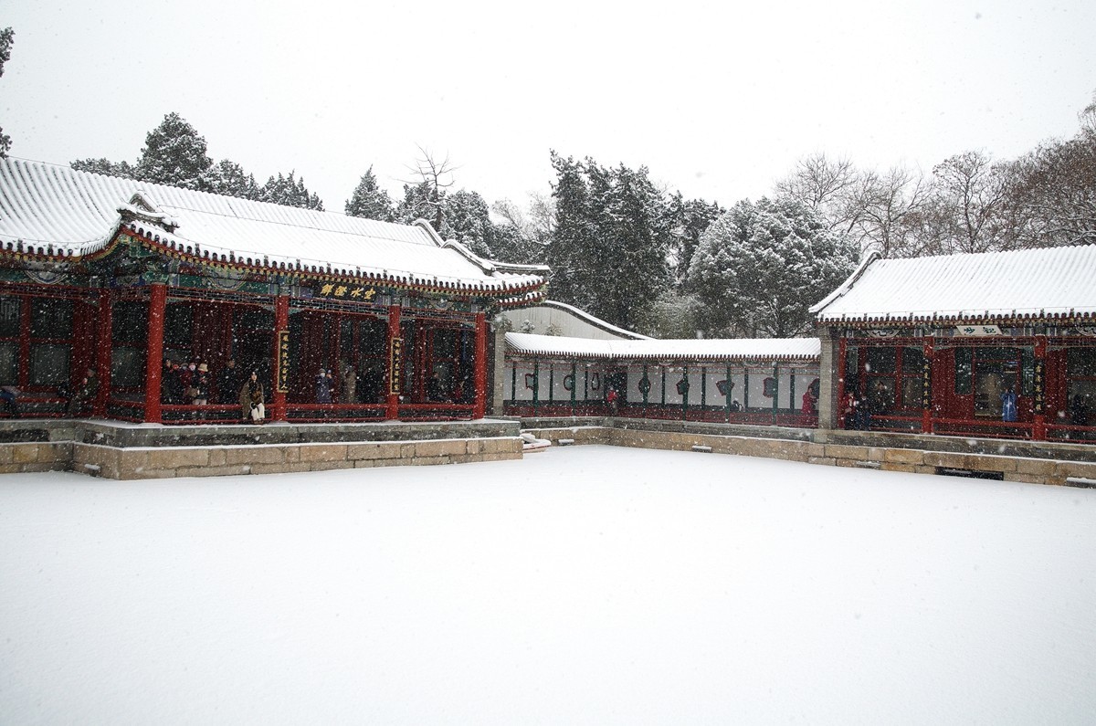 天公再降鹅毛雪  太后重游自家园