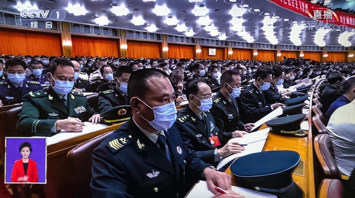 二十大隆重召开【电视翻拍】