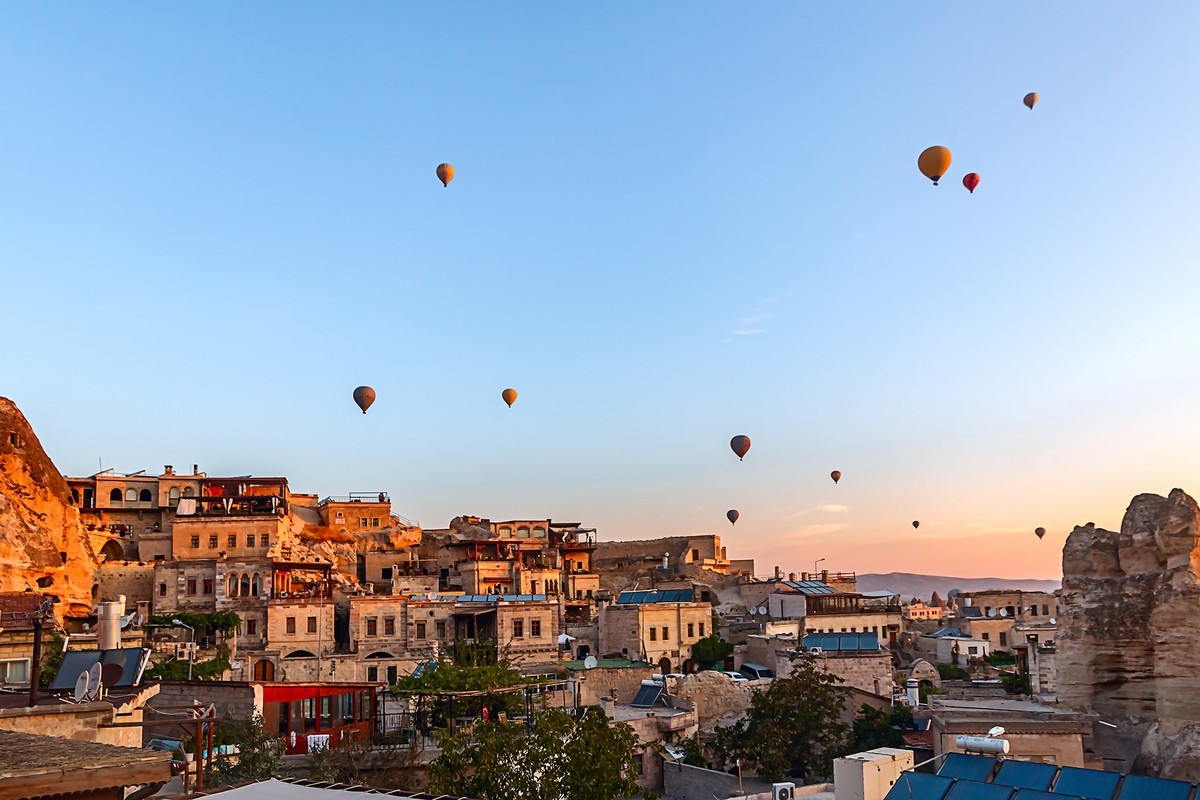 海外风情 ：土耳其 · 卡帕多奇亚 · 格雷梅 · 继续追拍热气球