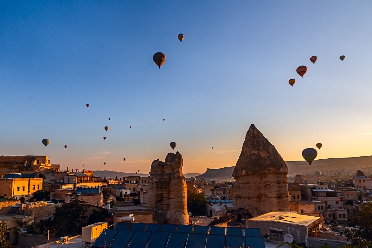 海外风情 ：土耳其 · 卡帕多奇亚 · 格雷梅 · 继续追拍热气球