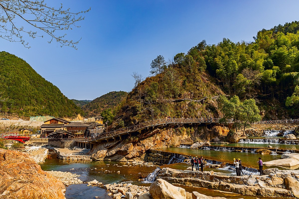 上饶望仙峡谷小镇图片图片