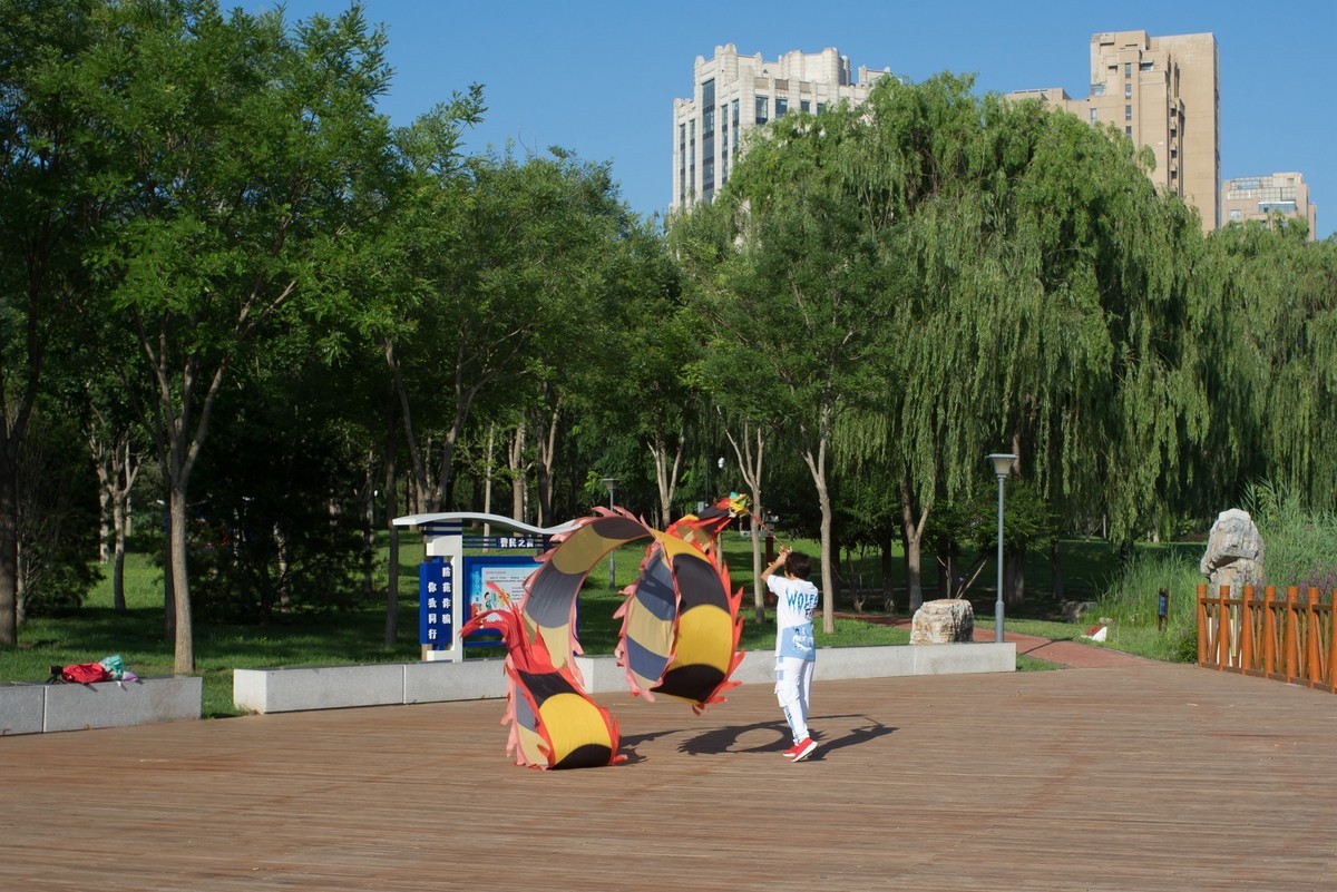 手舞彩带映晨光（2）