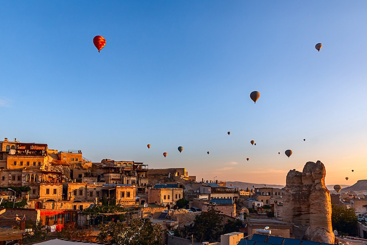 海外风情 ：土耳其 · 卡帕多奇亚 · 格雷梅 · 继续追拍热气球