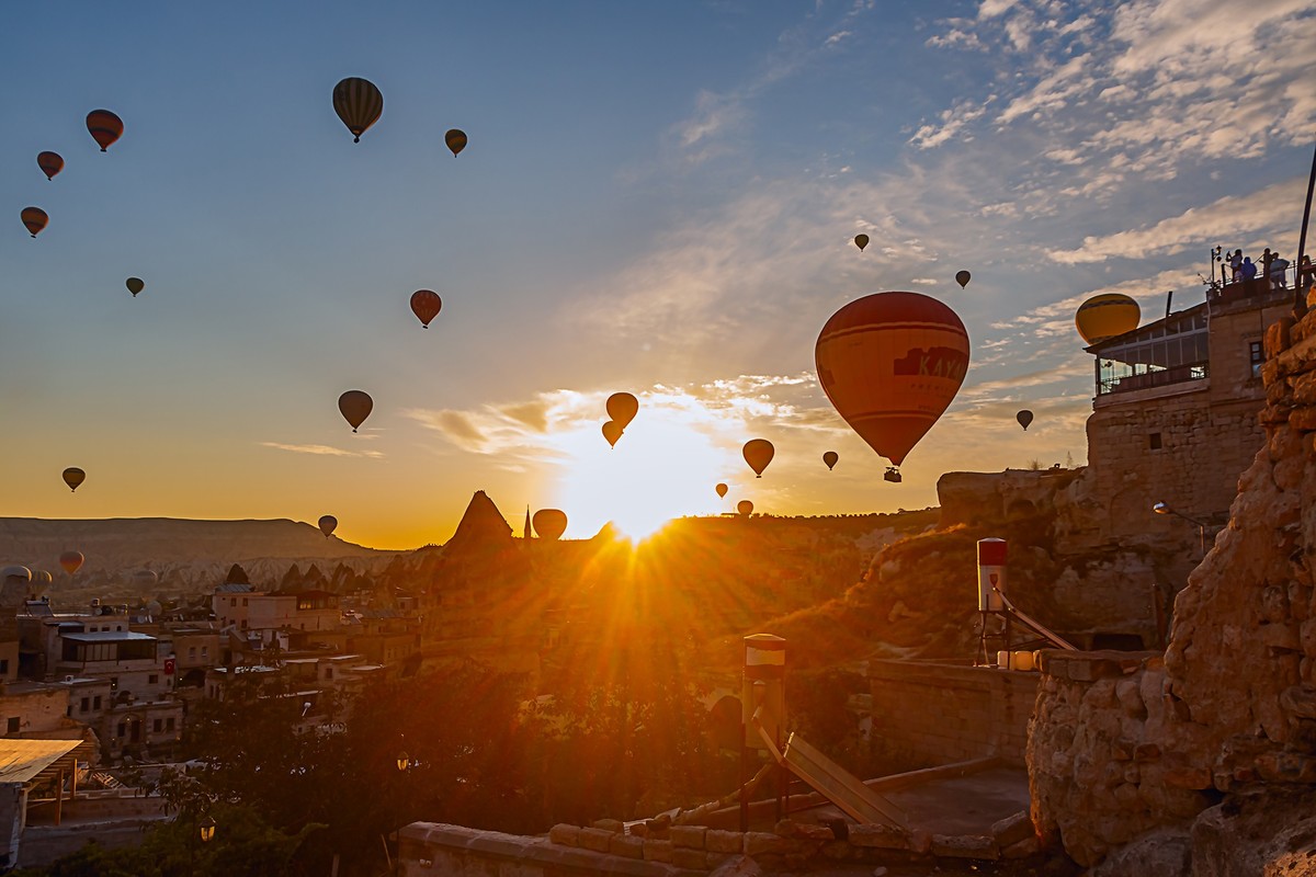 海外风情 ：土耳其 · 卡帕多奇亚 · 格雷梅 · 继续追拍热气球