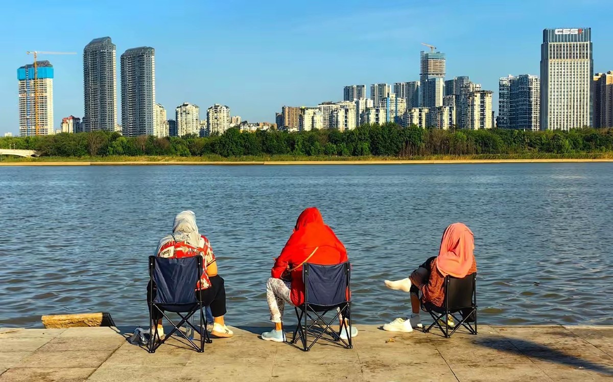 湘江边风帆广场