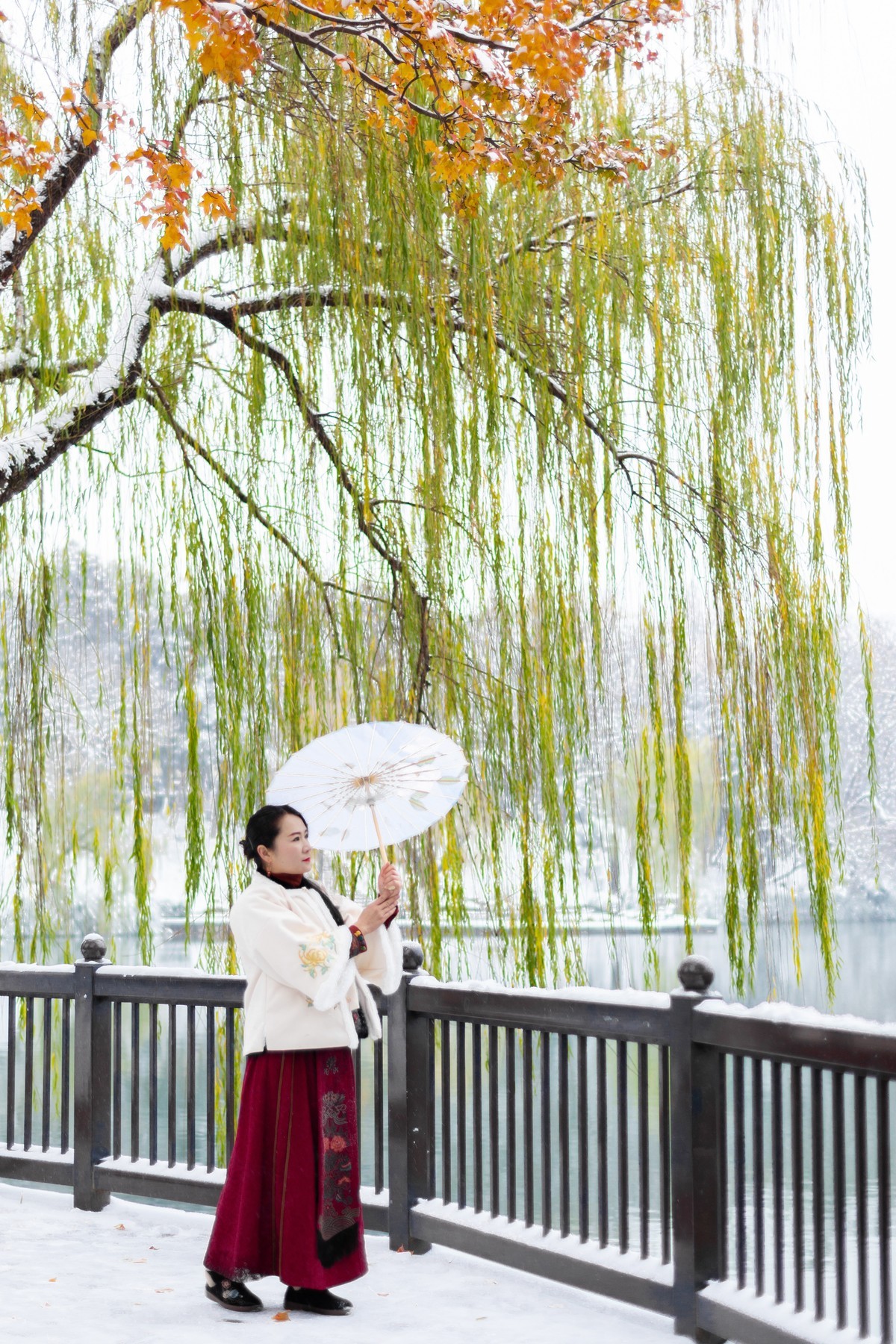 2023年雪后包河浮庄人像约拍