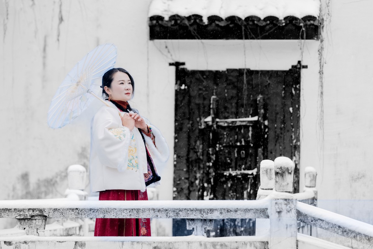 2023年雪后包河浮庄人像约拍