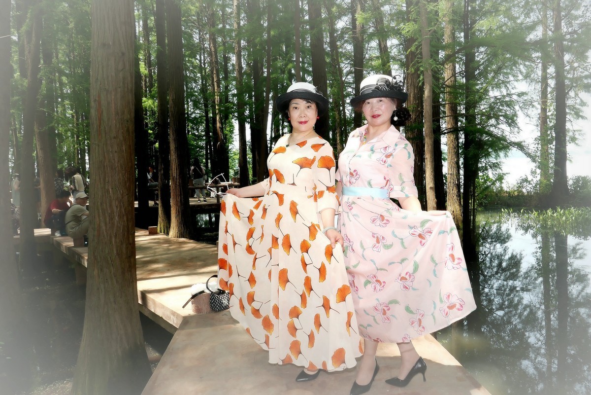 环境人像---东湖落雁岛上！