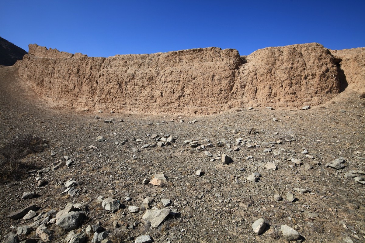 荒凉的贺兰山里