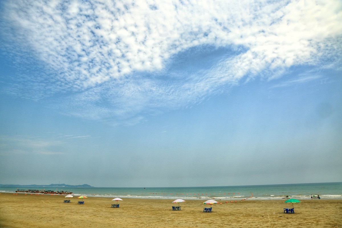 万尾金滩风景（广西防城港）