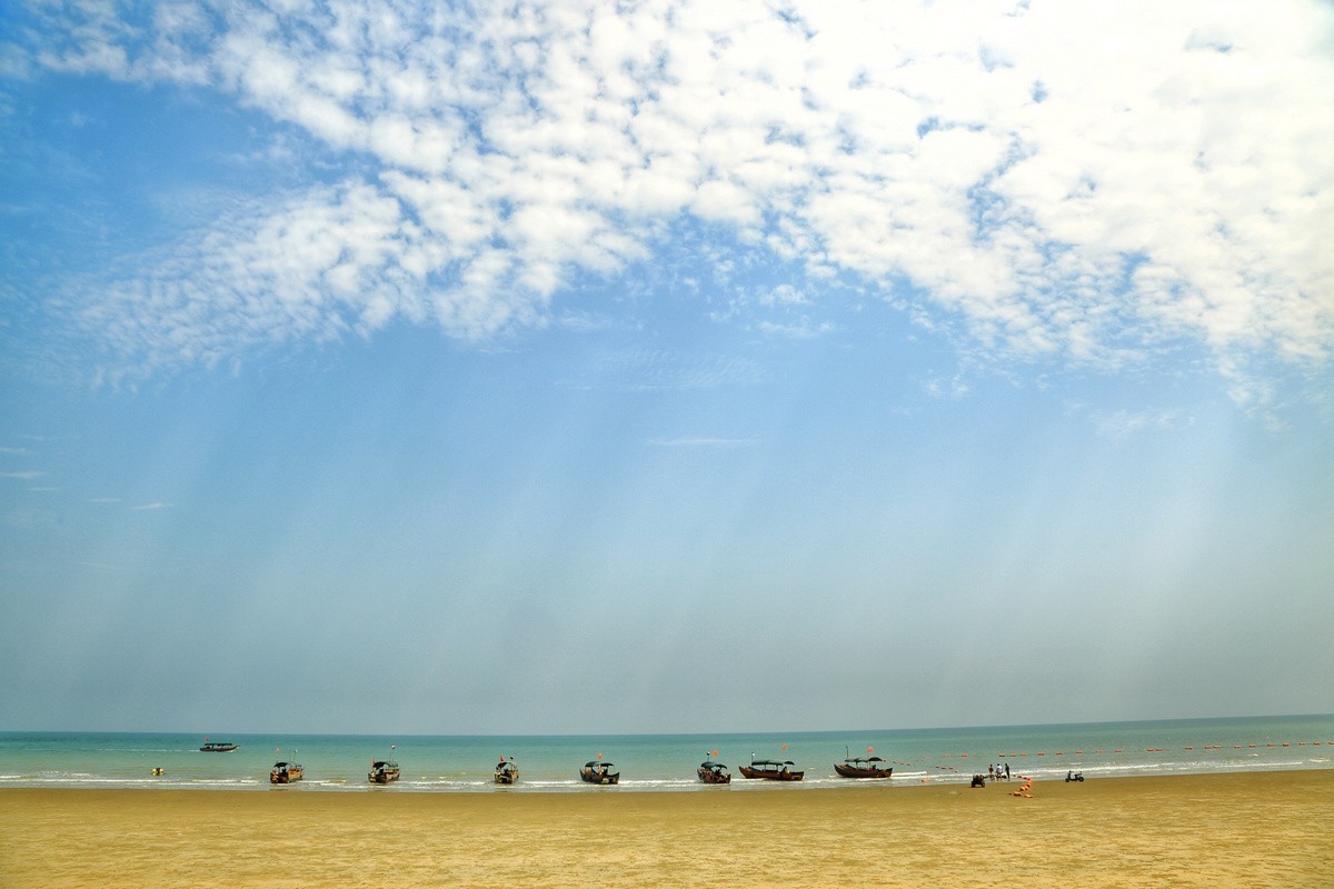 万尾金滩风景（广西防城港）