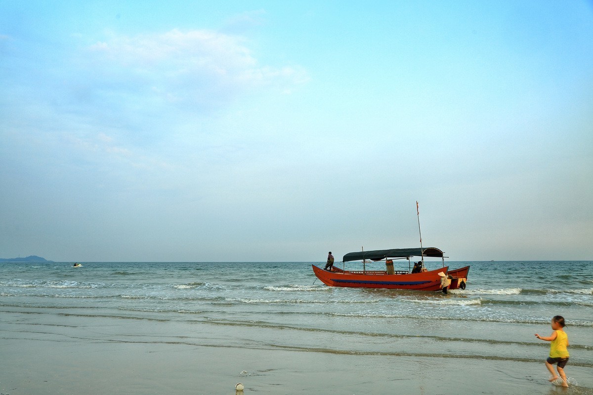 万尾金滩风景（广西防城港）