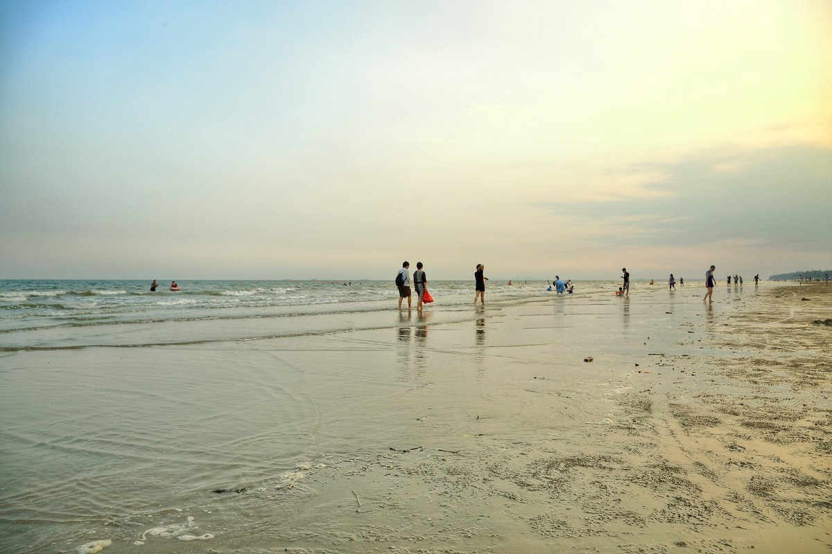 万尾金滩风景（广西防城港）