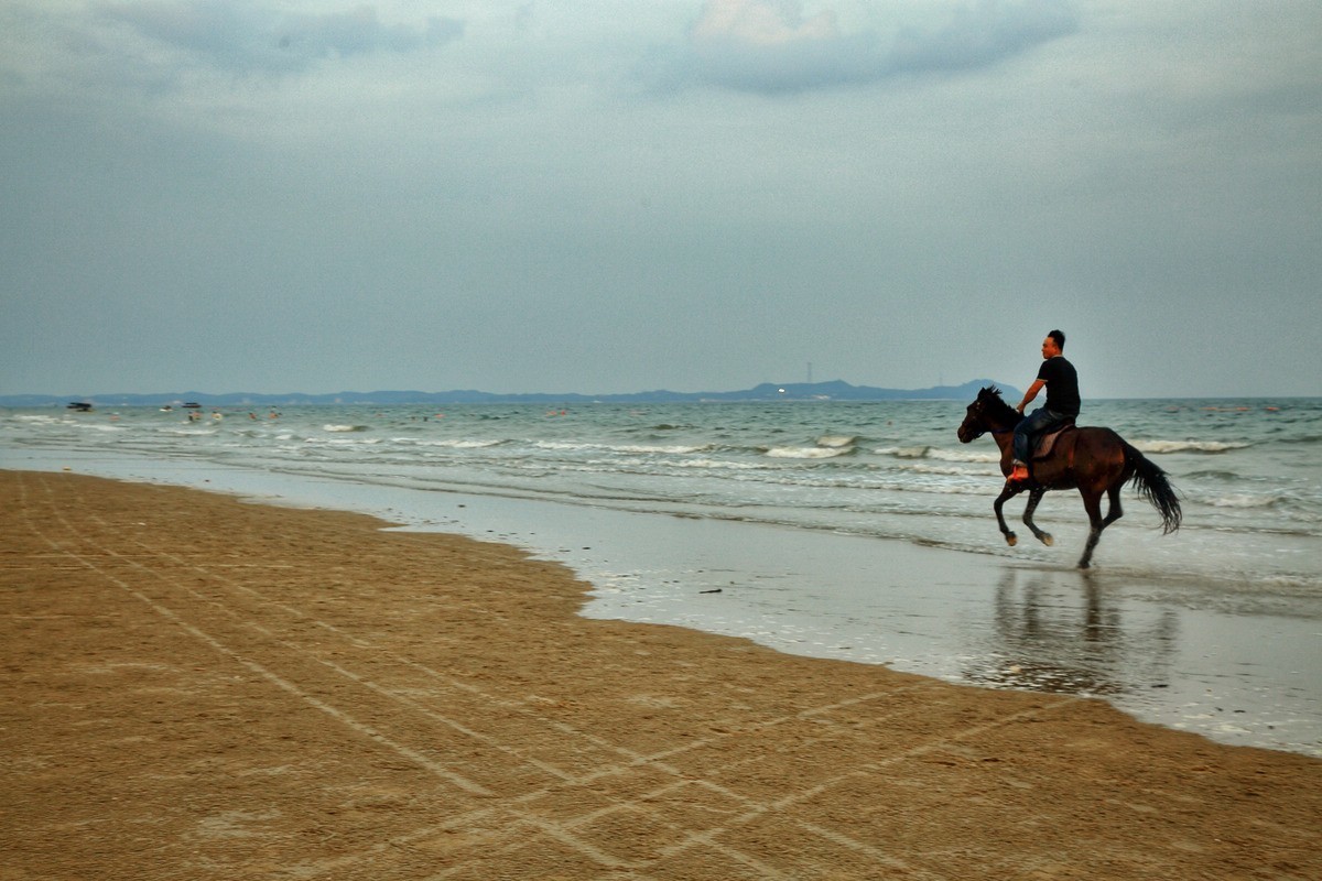 万尾金滩风景（广西防城港）