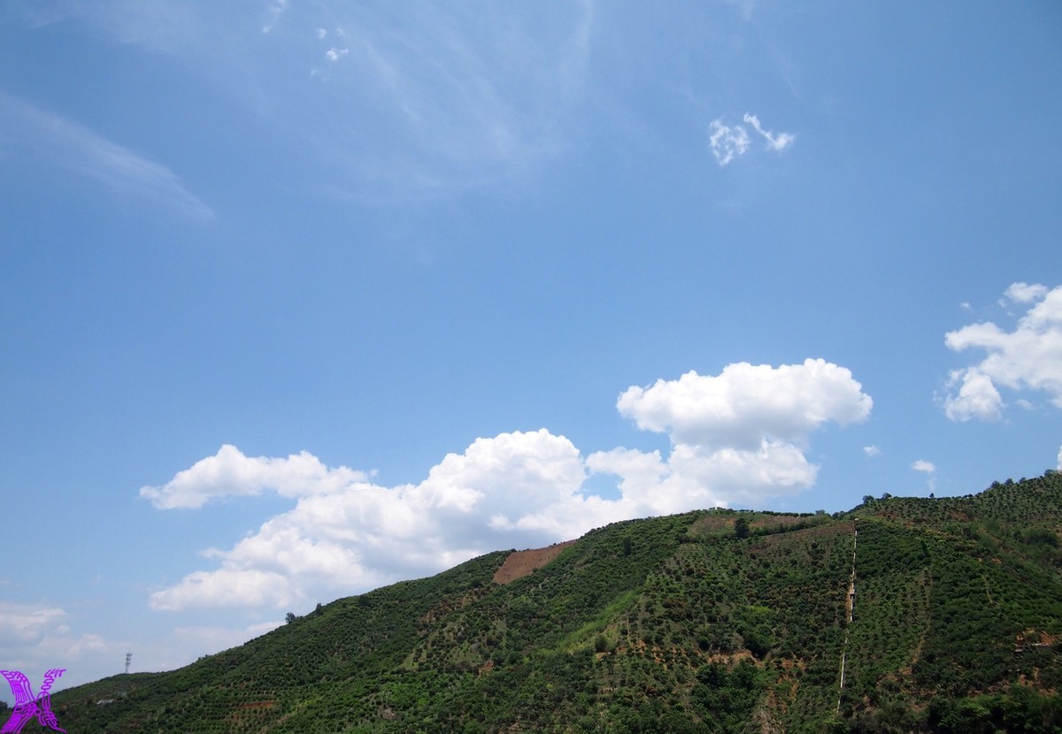 彩云之蓝－－－昭通路拍(1)