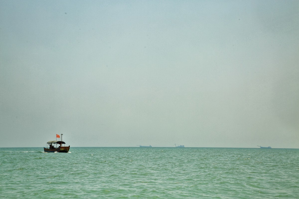 万尾金滩风景（广西防城港）